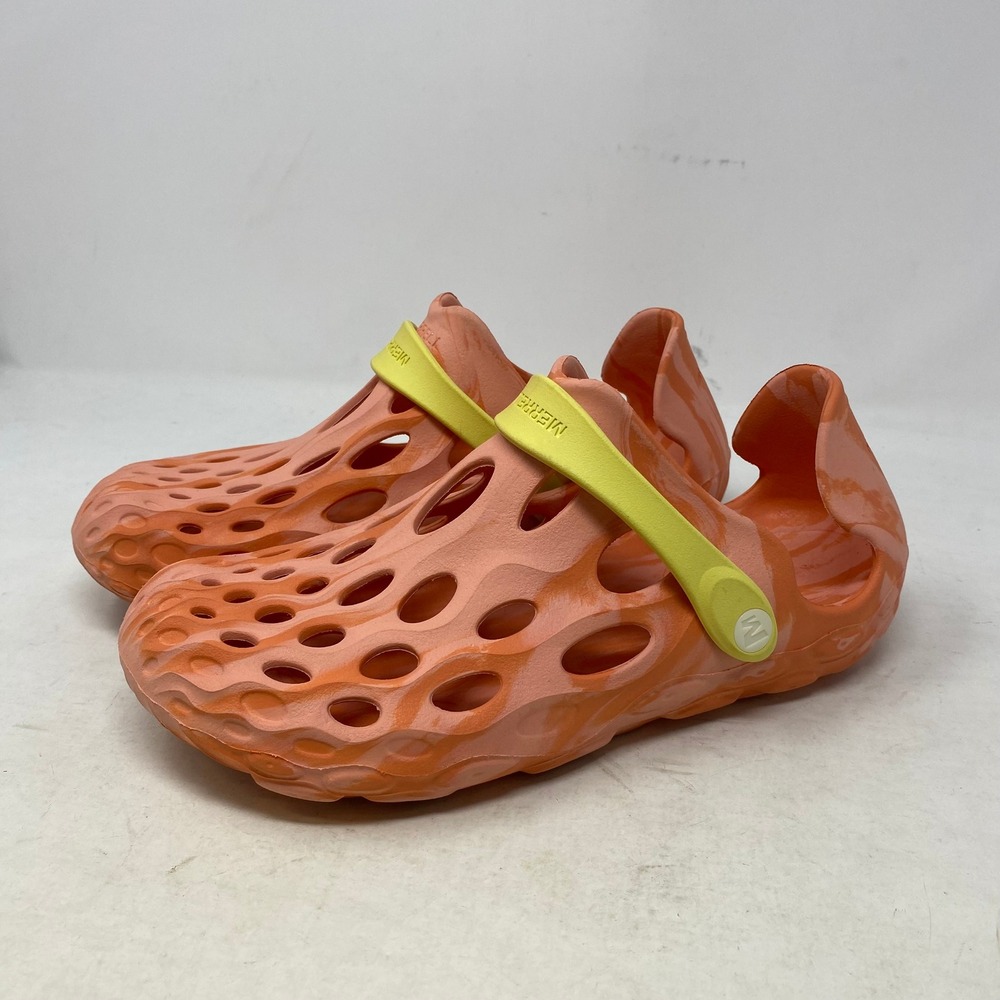 Merrell Hydro Moc Mens 6.5 Womens 8 Orange Marbled Water Shoes Clogs J003751
